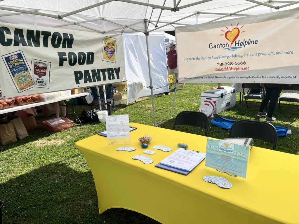 Canton Food Pantry booth